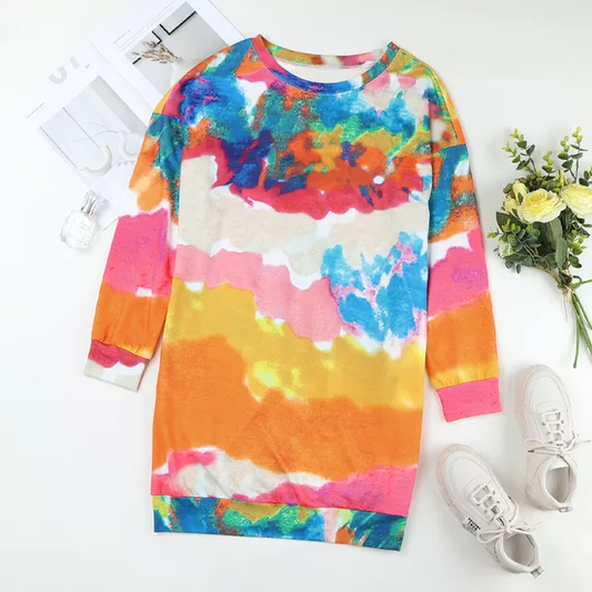 Tie dye dress